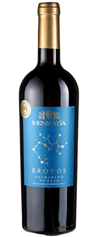 #1 Menzatia Krotos Primitivo 2023 - 65 kr god rødvin til prisen